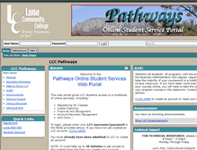 Tablet Screenshot of pathways.luna.edu