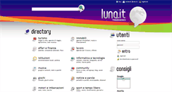 Desktop Screenshot of community.luna.it