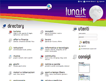 Tablet Screenshot of community.luna.it