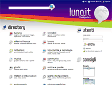 Tablet Screenshot of immobili.luna.it